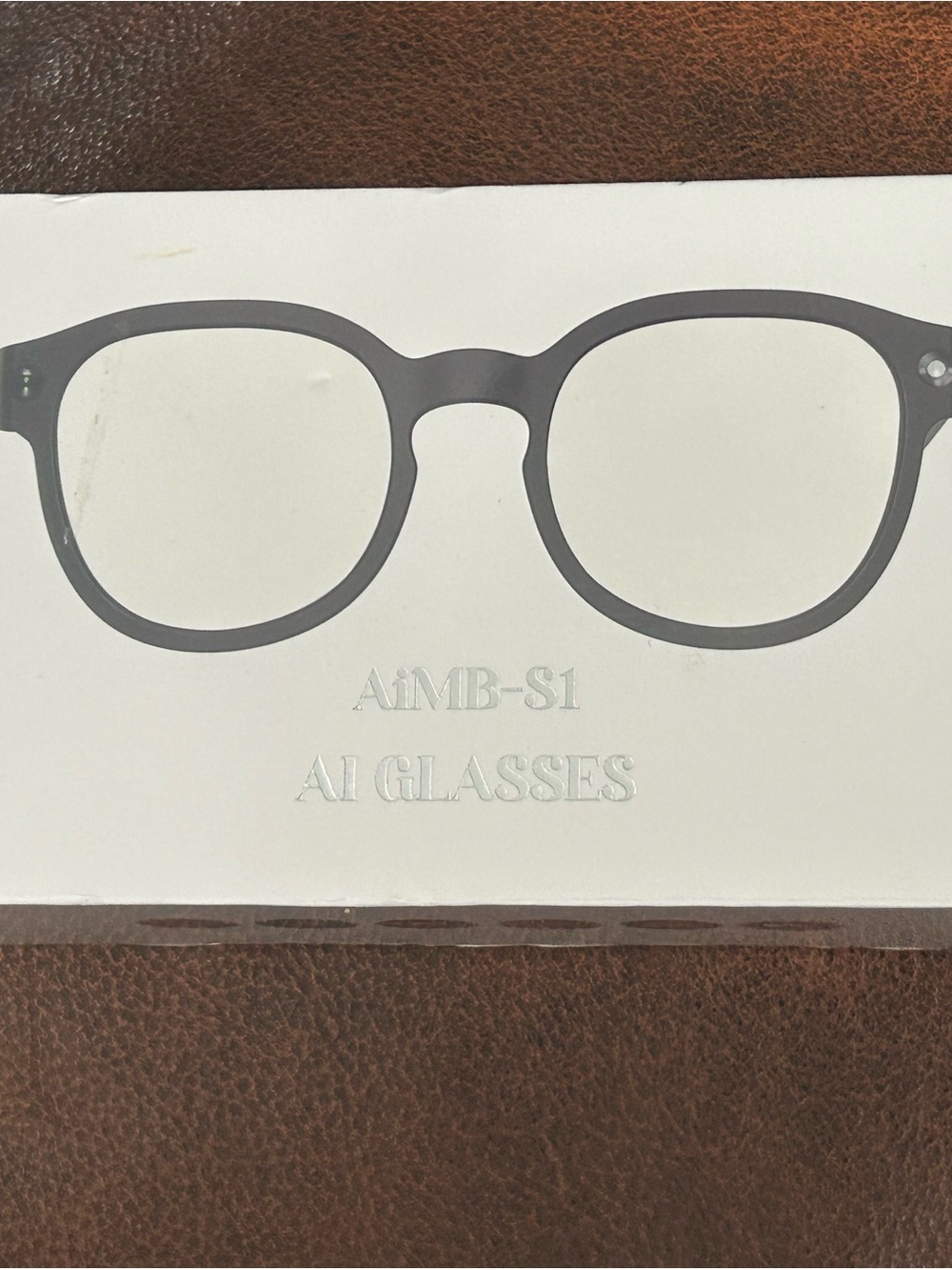 Ai Glasses AiMB-S1 Round Frame Glasses in Matte Gray